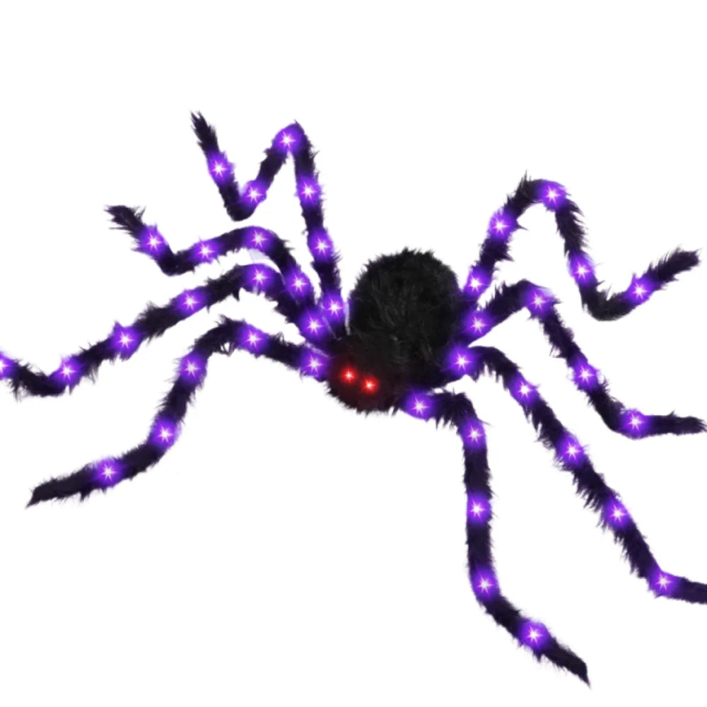 Light-up giant Halloween spider