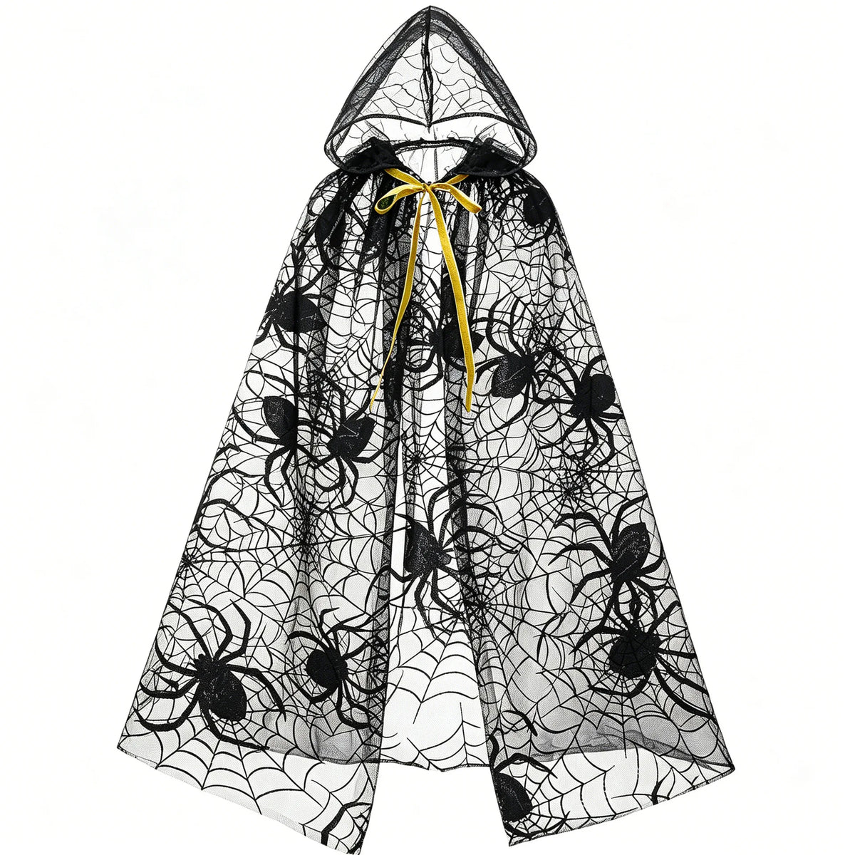 White spider single layer cape