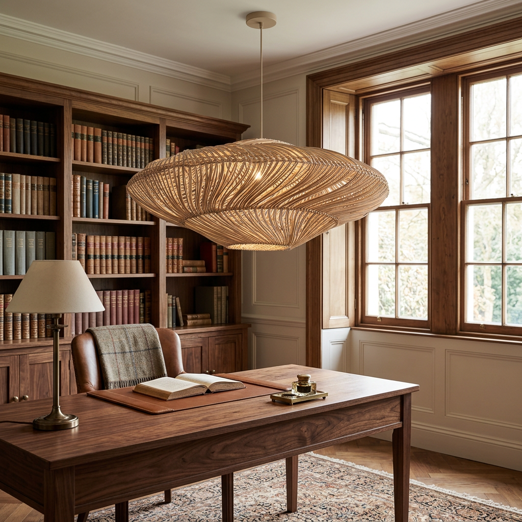 Beige pendant in a UK study