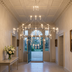 Chandelier in a grand Georgian entrance hall