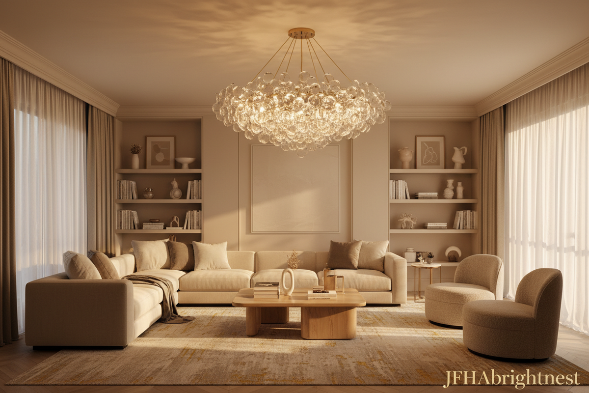 Hero Image 1 – Chandelier Living Room