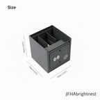 Norvik 10W cube dimensions: 10 x 10 x 10 cm