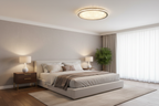 Eliza Crystal Ceiling Light - Clear - Bedroom