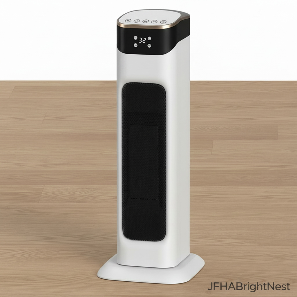 Pyra Electric Tower Heater 2000W PTC - lifestyle product photo