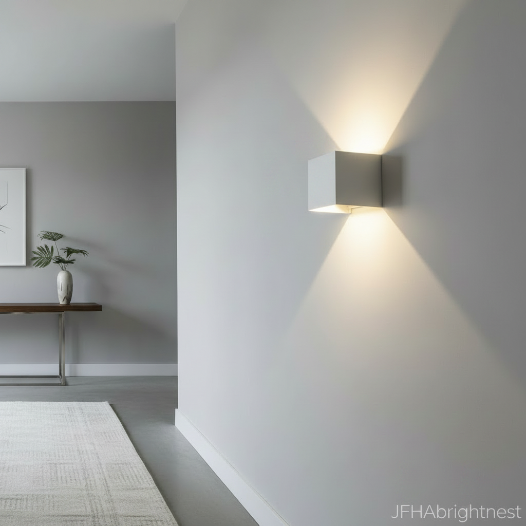 Norvik wall light with cool white LED, indoor version