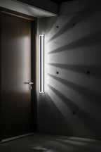 Vynn Linear Outdoor Wall Lamp - Cool White front door