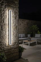 Vynn Linear Outdoor Wall Lamp - Cool White garden patio