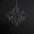 Celeste crystal cascade LED chandelier video