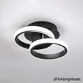 Lumex LED Semi Flush Ceiling Light — Round, Square or Moon
