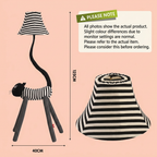 Cat floor lamp size guide – 125 cm height x 40 cm width