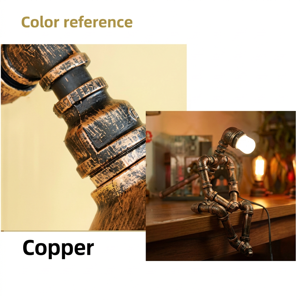 Square copper-colour reference image with English labels and Russian text removed