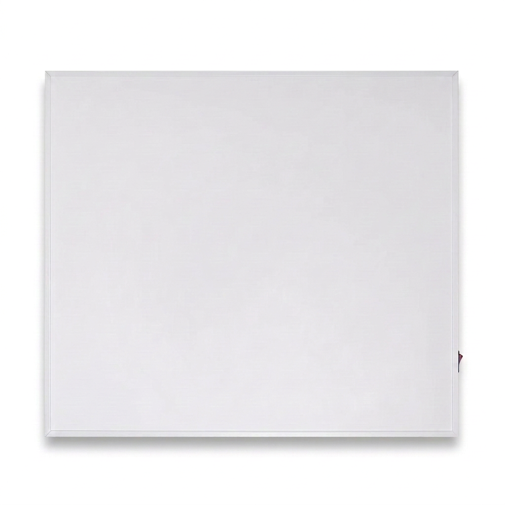 300W carbon crystal infrared heating panel in white on freestanding feet