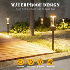 IP65 weatherproof solar garden lights for UK rain and frost
