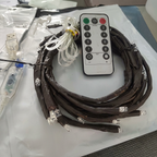 Coiled willow vine fairy lights with USB controller and 8-mode remote control